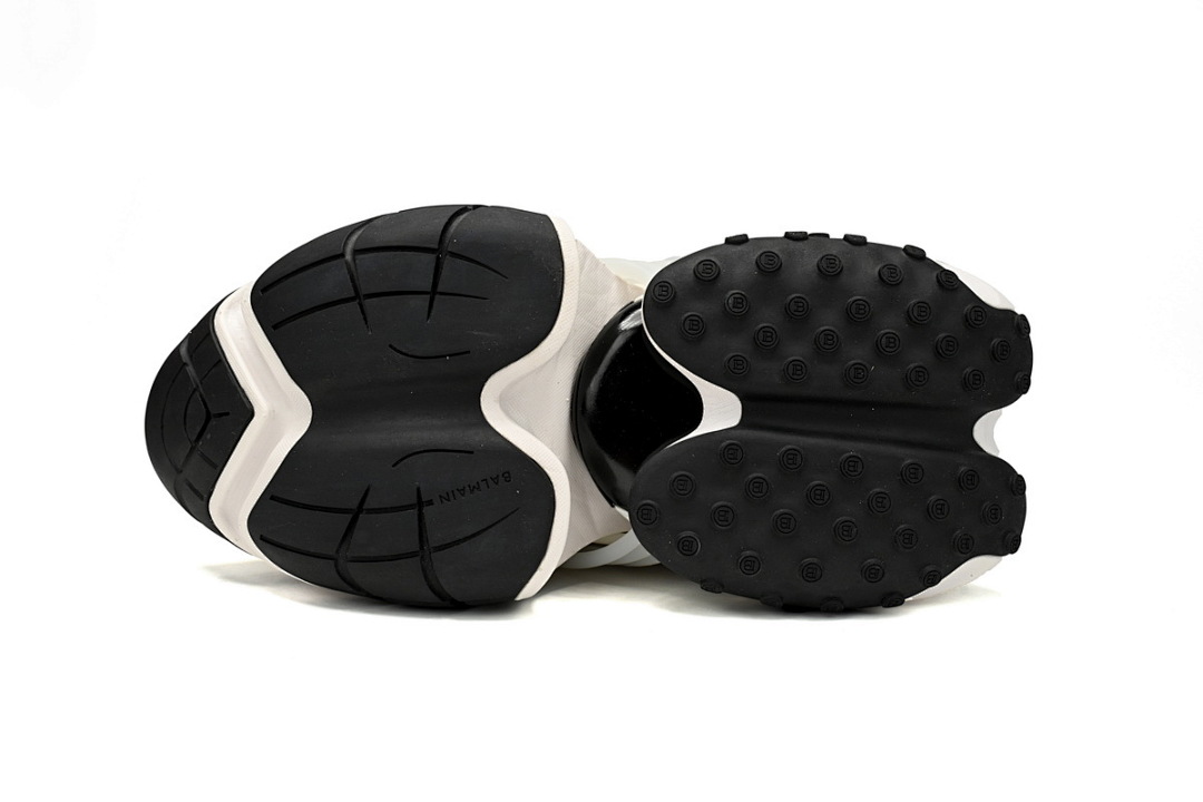 YM1VJ309 BALMAIN Multikolor Buty sportowe Black And White
