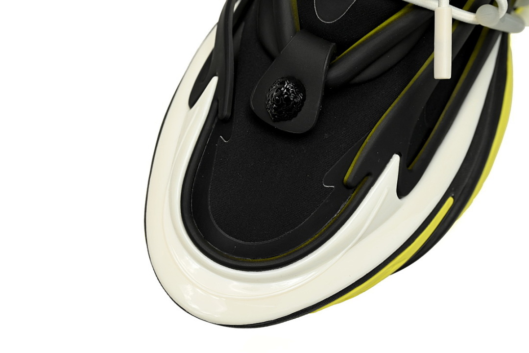 YM1VJ309 BALMAIN Multikolor Buty sportowe Black And Yellow