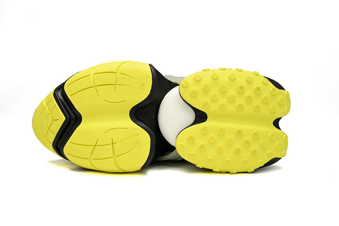 YM1VJ309 BALMAIN Multikolor Buty sportowe Black And Yellow