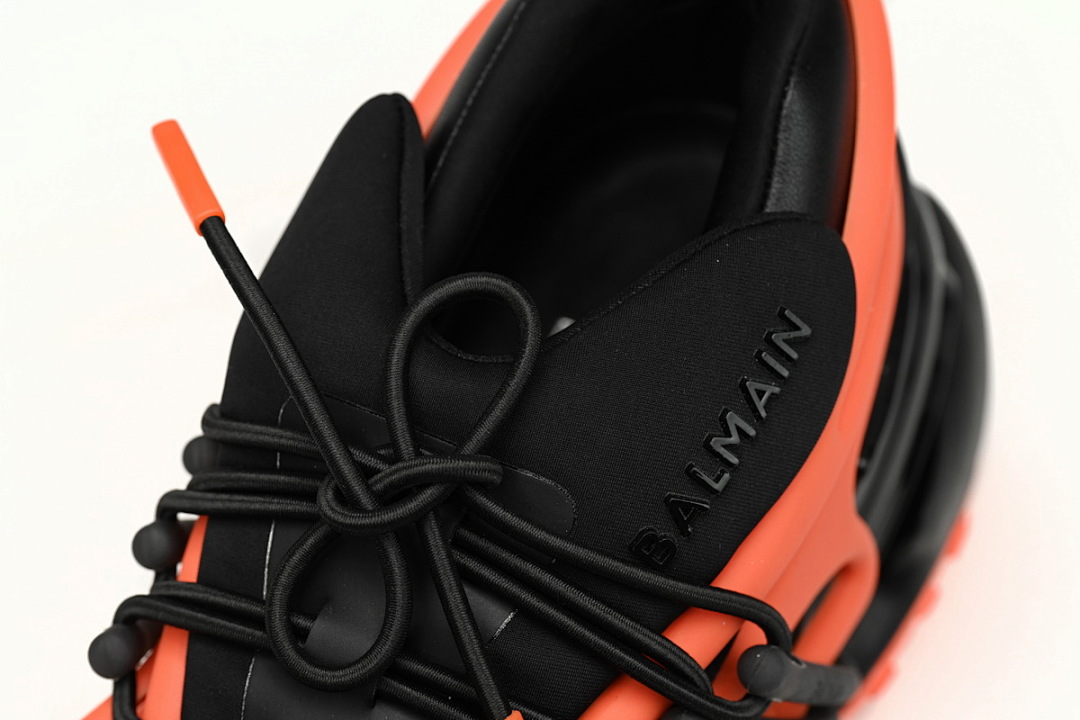 YM1VJ309 BALMAIN Multikolor Buty sportowe Black orange