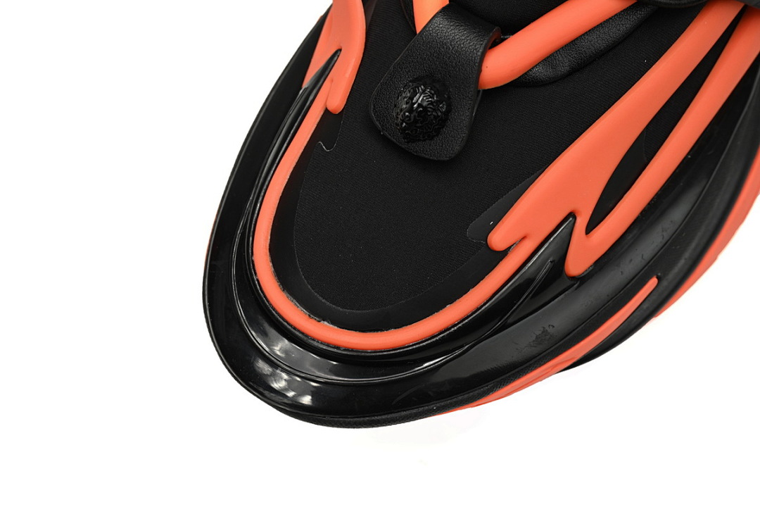 YM1VJ309 BALMAIN Multikolor Buty sportowe Black orange
