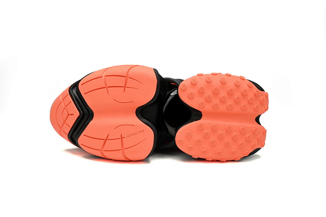 YM1VJ309 BALMAIN Multikolor Buty sportowe Black orange