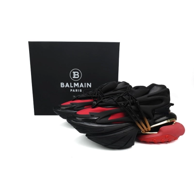YM1VJ309 BALMAIN Multikolor Buty sportowe Black Red 02