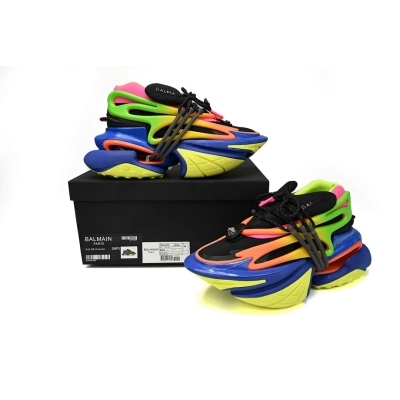 YM1VJ309 BALMAIN Multikolor Buty sportowe Colorful 02