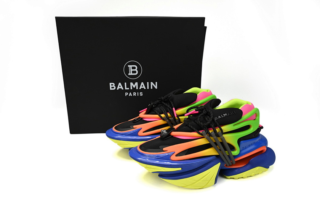 YM1VJ309 BALMAIN Multikolor Buty sportowe Colorful