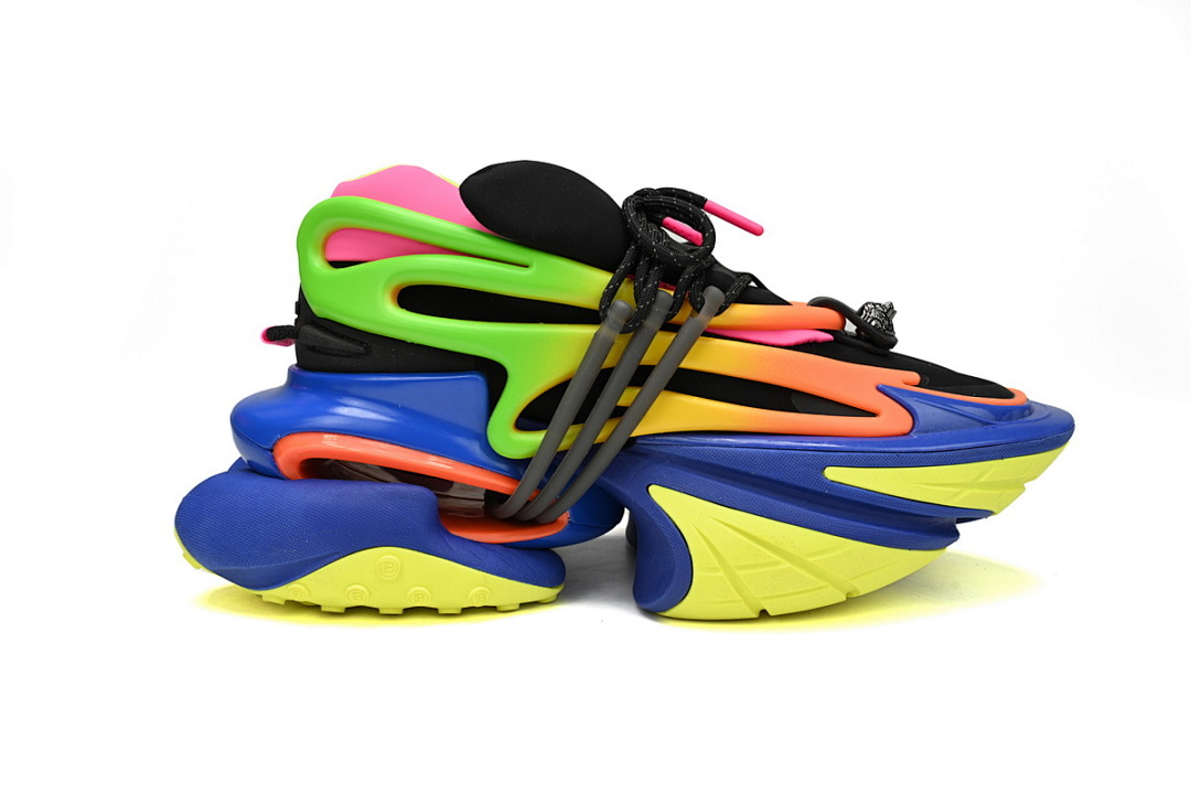 YM1VJ309 BALMAIN Multikolor Buty sportowe Colorful