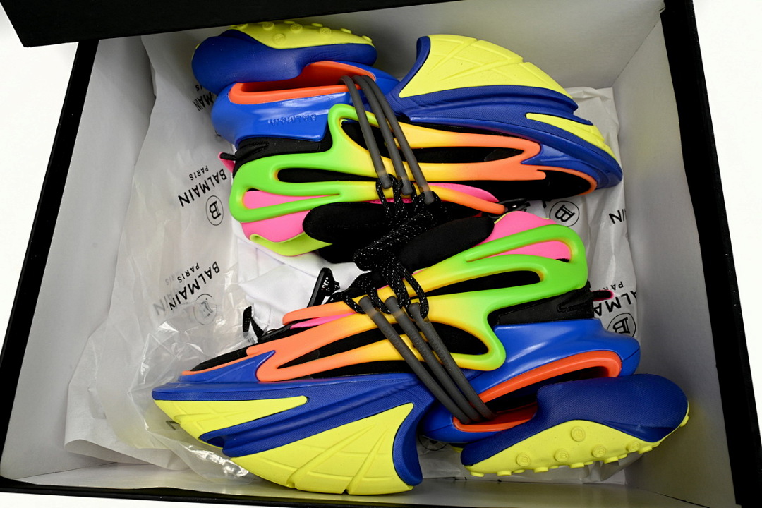 YM1VJ309 BALMAIN Multikolor Buty sportowe Colorful