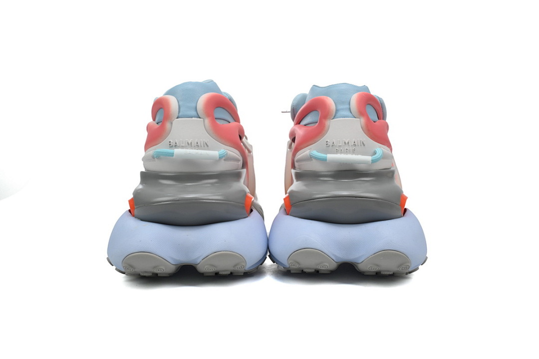 YM1VJ309 BALMAIN Multikolor Buty sportowe Grey Blue Red