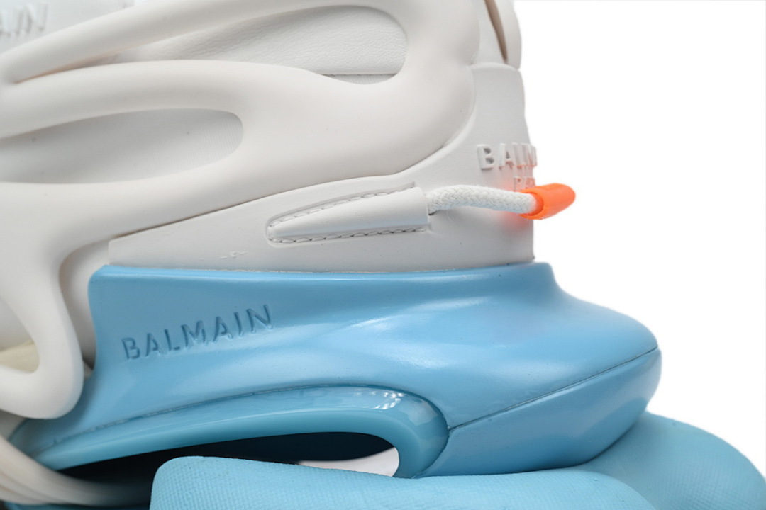 YM1VJ309 BALMAIN Multikolor Buty sportowe White Blue