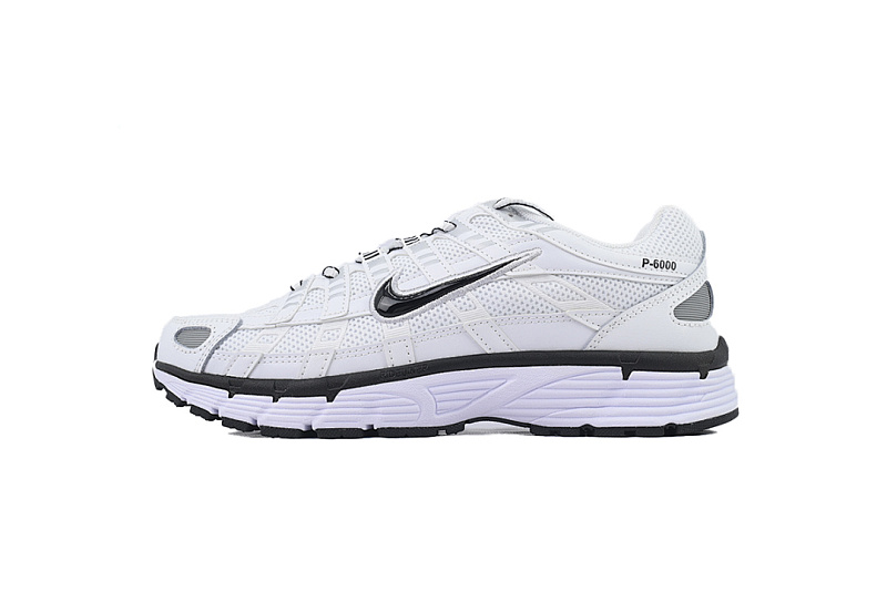 White Metallic Silver Black