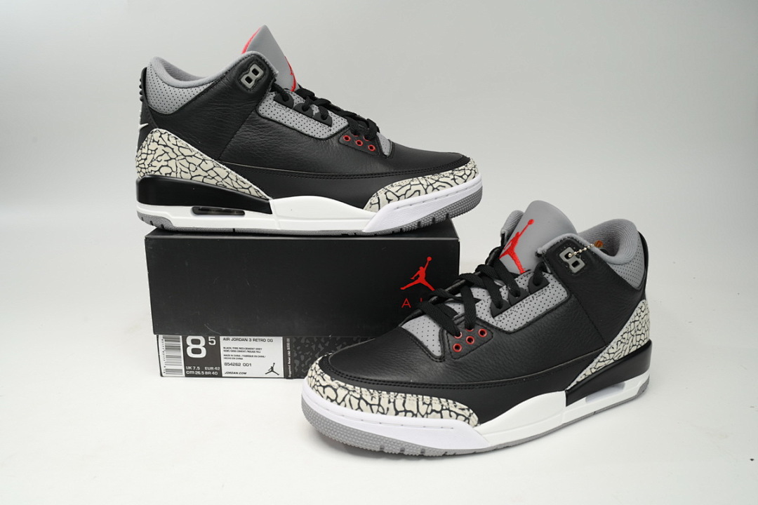 A Ma Manière  Air Jordan 3 Retro SP Noir Ciment