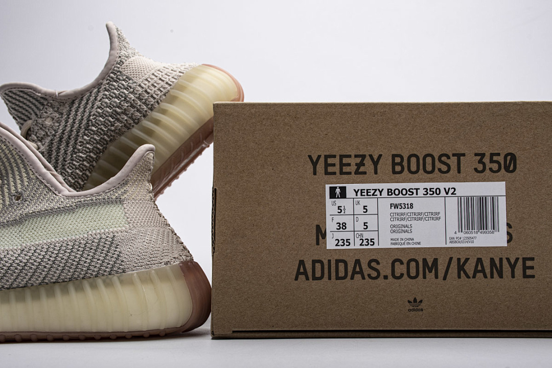 Adidas Yeezy Boost 350 V2 Citrin FW5318