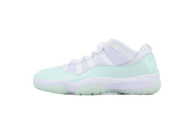 Air Jordan 11 Retro Low Mint Green Ice Sneakers AH7860-103 