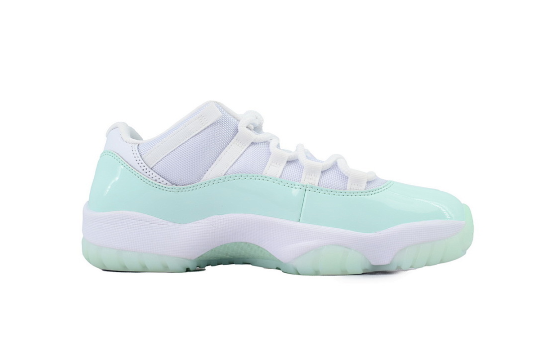 Air Jordan 11 Retro Low Mint Green Ice Sneakers AH7860-103 