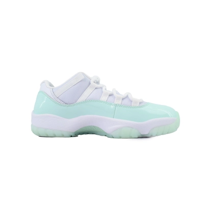 Air Jordan 11 Retro Low Mint Green Ice Sneakers AH7860-103  02