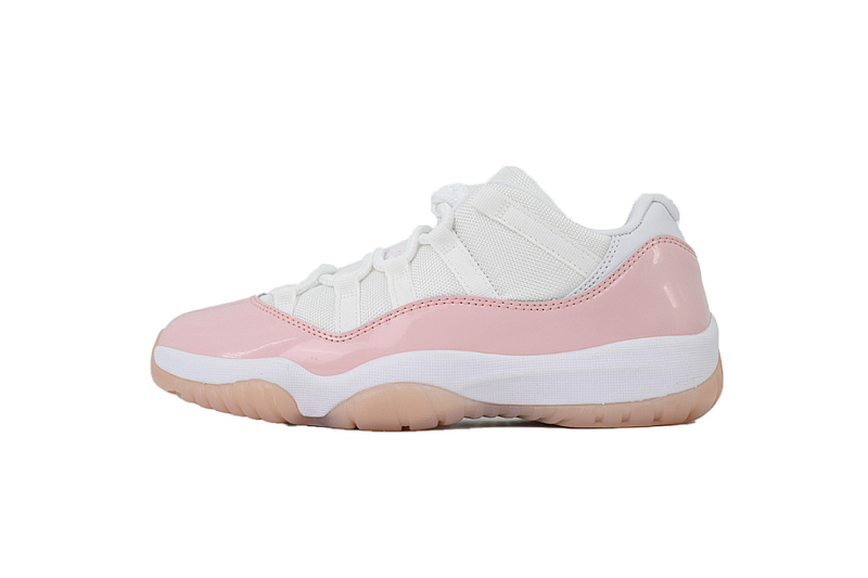 Zapatillas Air Jordan 11 Retro Low rosa, blanco y goma AH7860-160