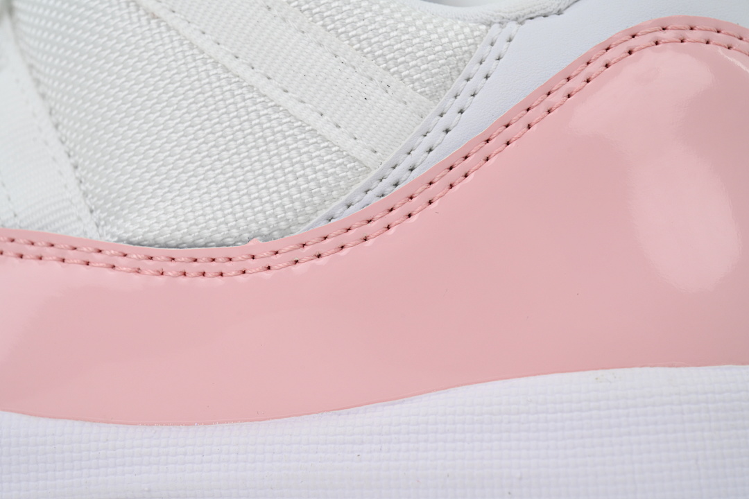 Zapatillas Air Jordan 11 Retro Low rosa, blanco y goma AH7860-160