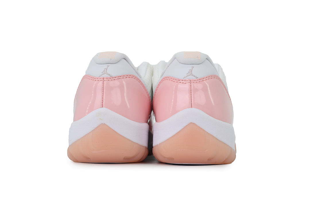 Zapatillas Air Jordan 11 Retro Low rosa, blanco y goma AH7860-160