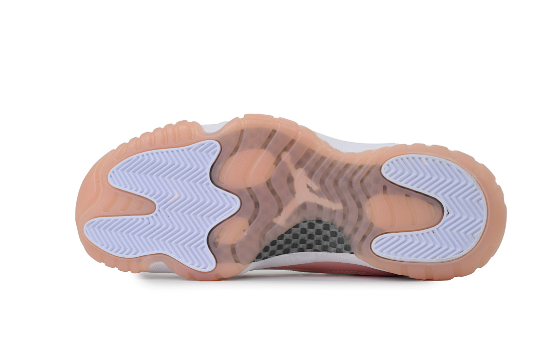 Zapatillas Air Jordan 11 Retro Low rosa, blanco y goma AH7860-160