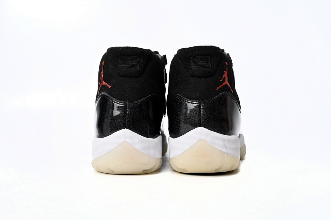 Air Jordan 11 25th Anniversary Black Silver Eyelets