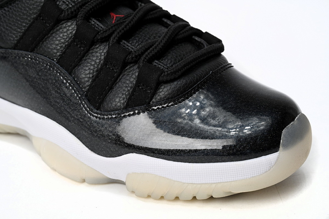Air Jordan 11 25th Anniversary Black Silver Eyelets