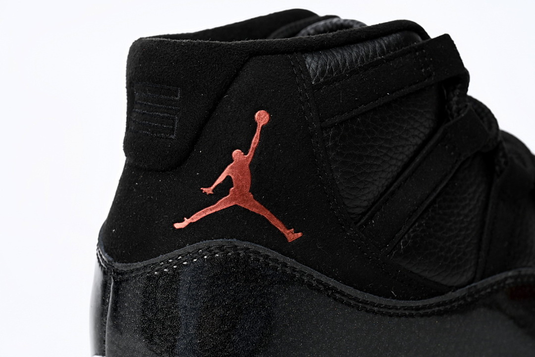Air Jordan 11 25th Anniversary Black Silver Eyelets