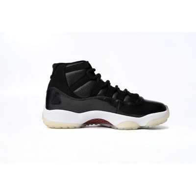 Air Jordan 11 25th Anniversary Black Silver Eyelets 02