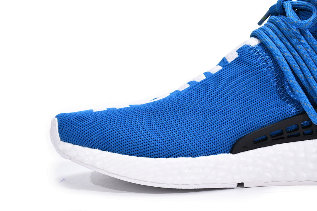  Pharrell Williams  Adidas Originals NMD HU Human Being Sharp Blu BB0618