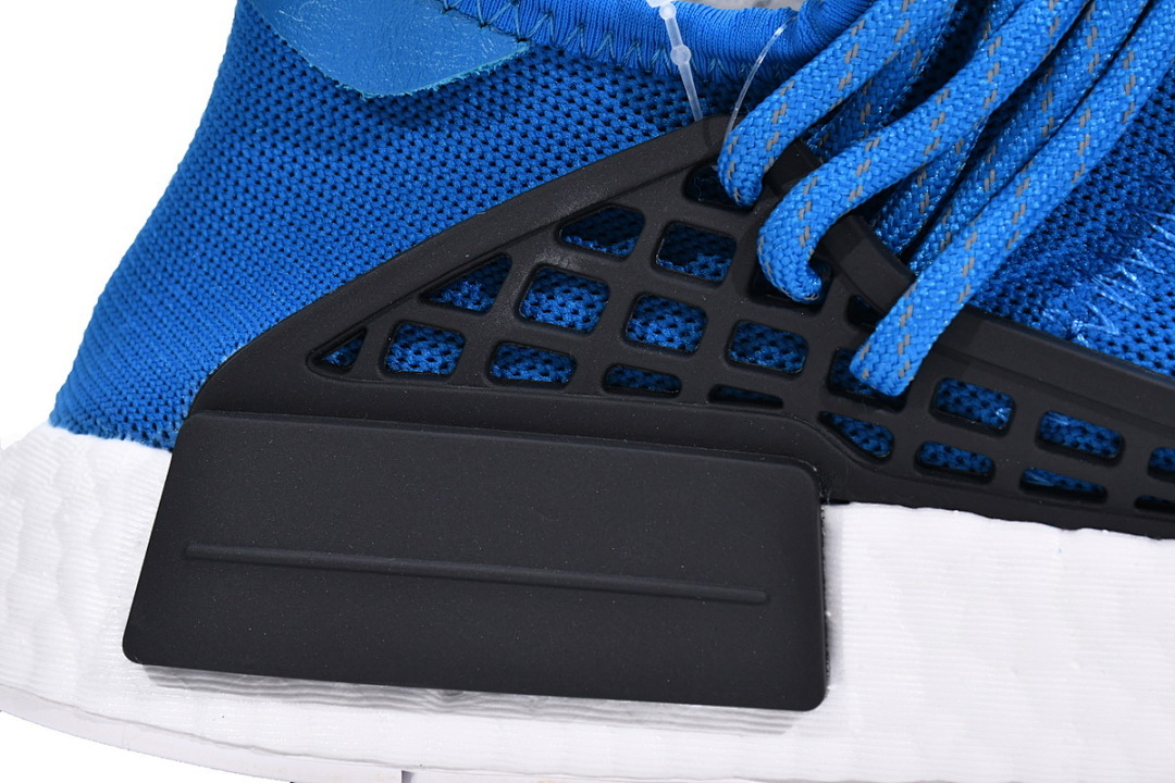  Pharrell Williams  Adidas Originals NMD HU Human Being Sharp Blu BB0618
