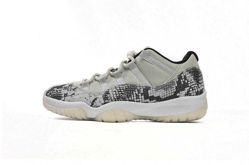  Air Jordan 11 Retro Low Light Bone Snakeskin CD6846-002