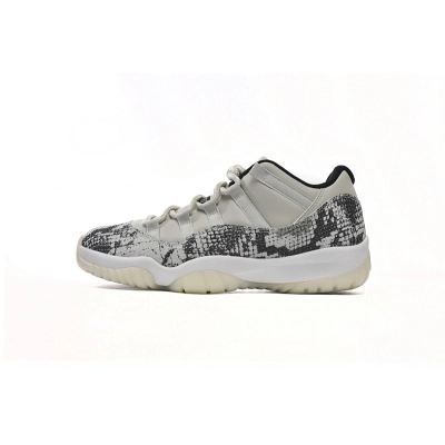  Air Jordan 11 Retro Low Light Bone Snakeskin CD6846-002 01