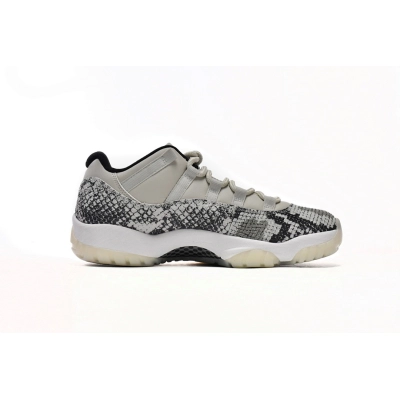  Air Jordan 11 Retro Low Light Bone Snakeskin CD6846-002 02