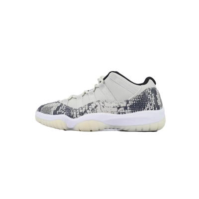 Air Jordan 11 Retro Low Light Bone Snakeskin CD6846-002 01