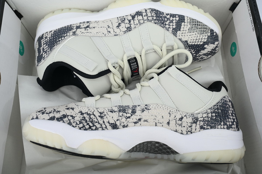 Air Jordan 11 Retro Low Light Bone Snakeskin CD6846-002