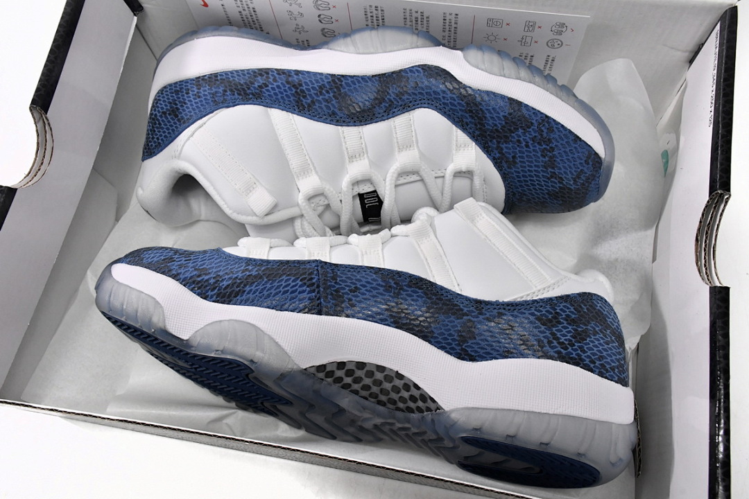 Air Jordan 11 Retro Low Navy Snakeskin CD6846-102 