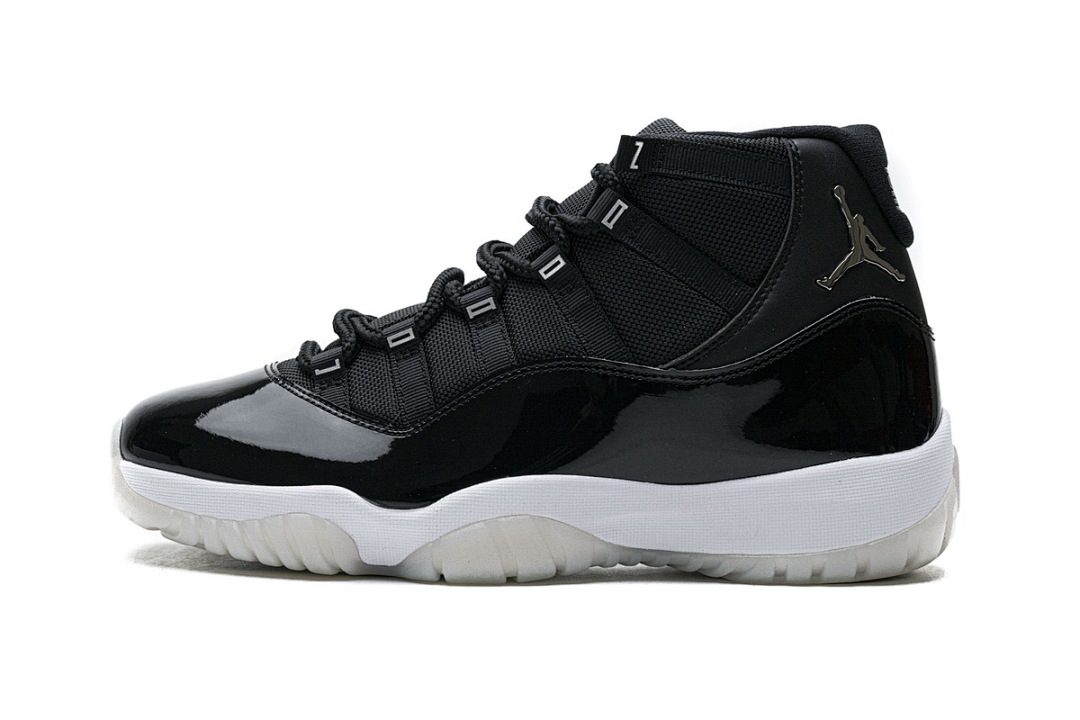  Air Jordan 11 25th Anniversary Black Silver Eyelets CT8012-011
