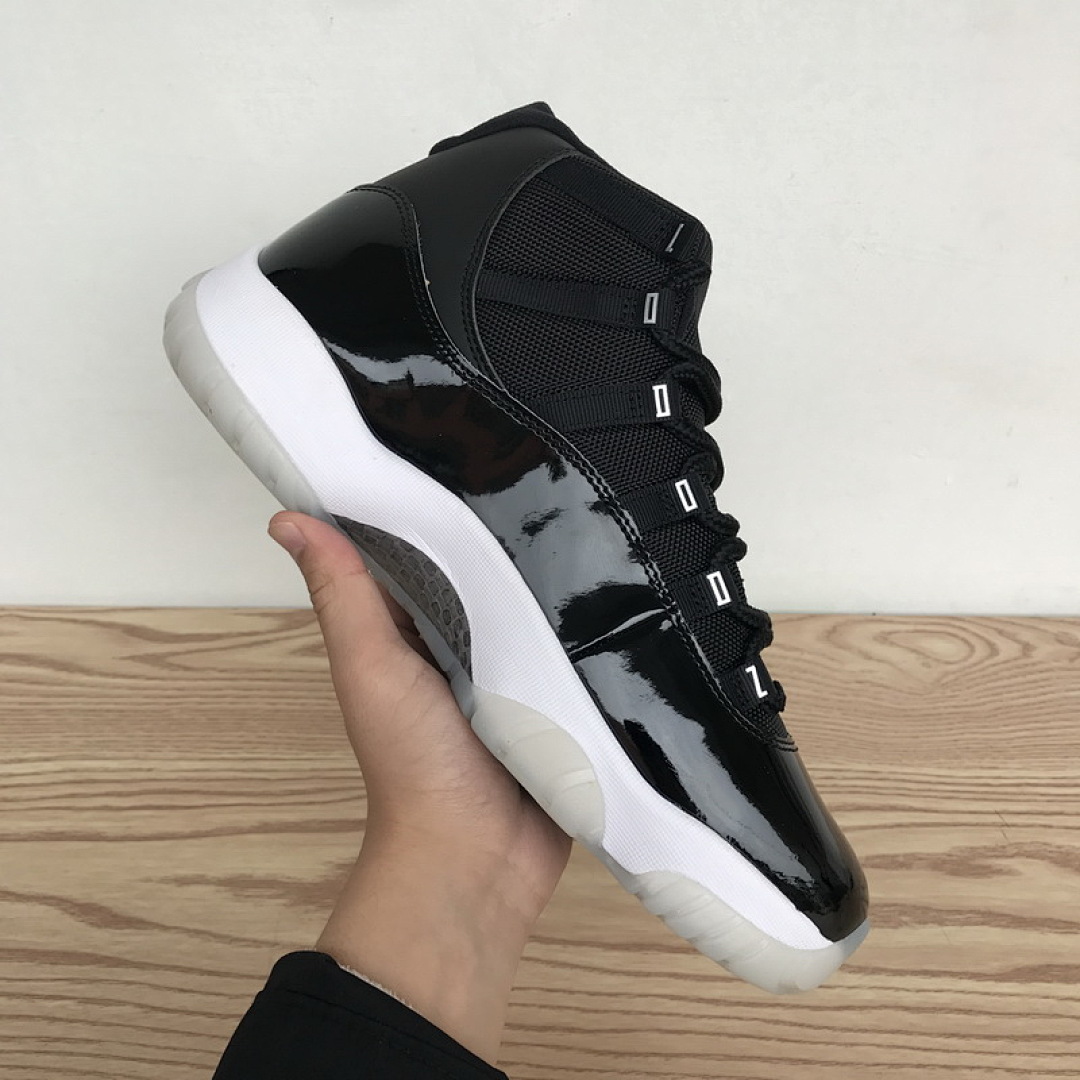  Air Jordan 11 25th Anniversary Black Silver Eyelets CT8012-011