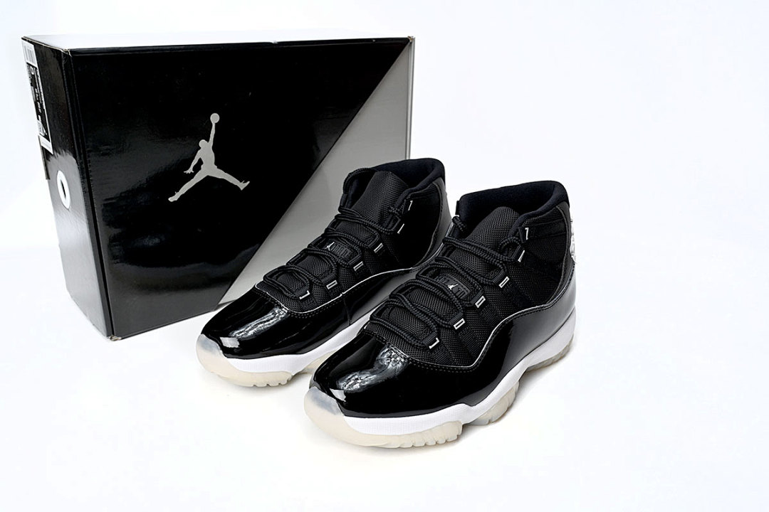  Air Jordan 11 25th Anniversary Black Silver Eyelets CT8012-011