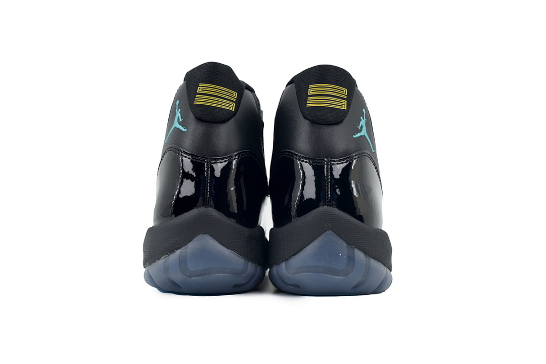 Air Jordan 11 Retro Black Gamma Blue Basketball Shoes CT8012-047