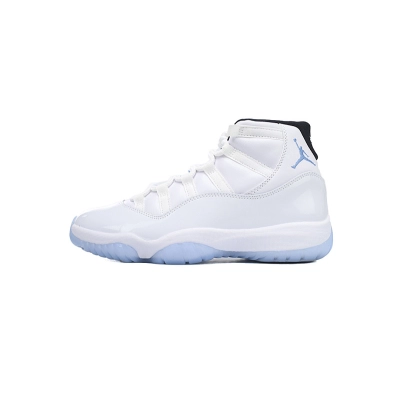 Zapatillas Air Jordan 11 Low WMNS blancas y azul claro CT8012-104  01