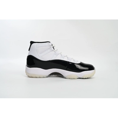 Zapatillas Air Jordan 11 DMP en negro, blanco y dorado, estilo retro, CT8012-170 02