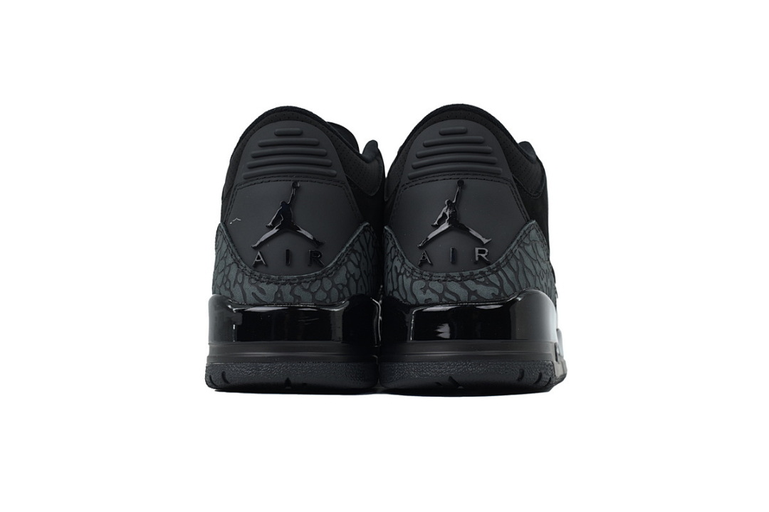 Air Jordan 3 Retro Black Cat Triple Black Basketball Shoes Sneakers CT8532-001 