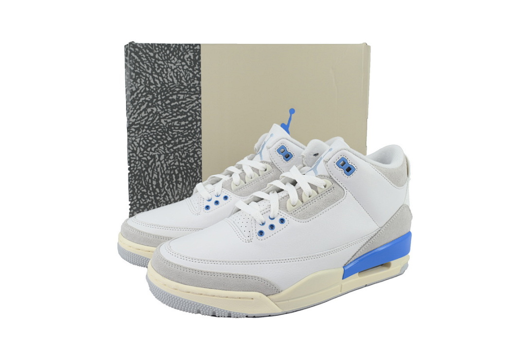 Air Jordan 3 Retro Racer Blue Men's Basketball Shoes Sneakers CT8532-101 