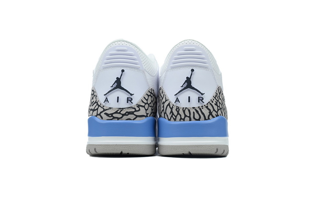 Nike Air Jordan 3 Retro UNC White University Blue Men's Basketball Shoes Retro Sneakers CT8532-104 