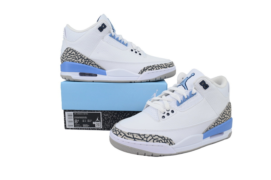 Air Jordan 3 Retro UNC CT8532-104 