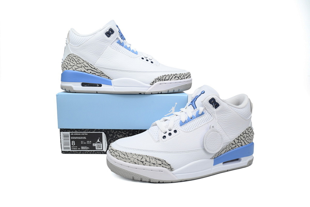Air Jordan 3 Retro UNC CT8532-104 