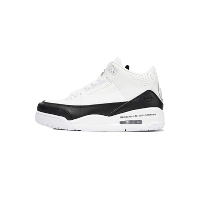  Fragment Air Jordan 3 Blanc Noir DA3595-100 01