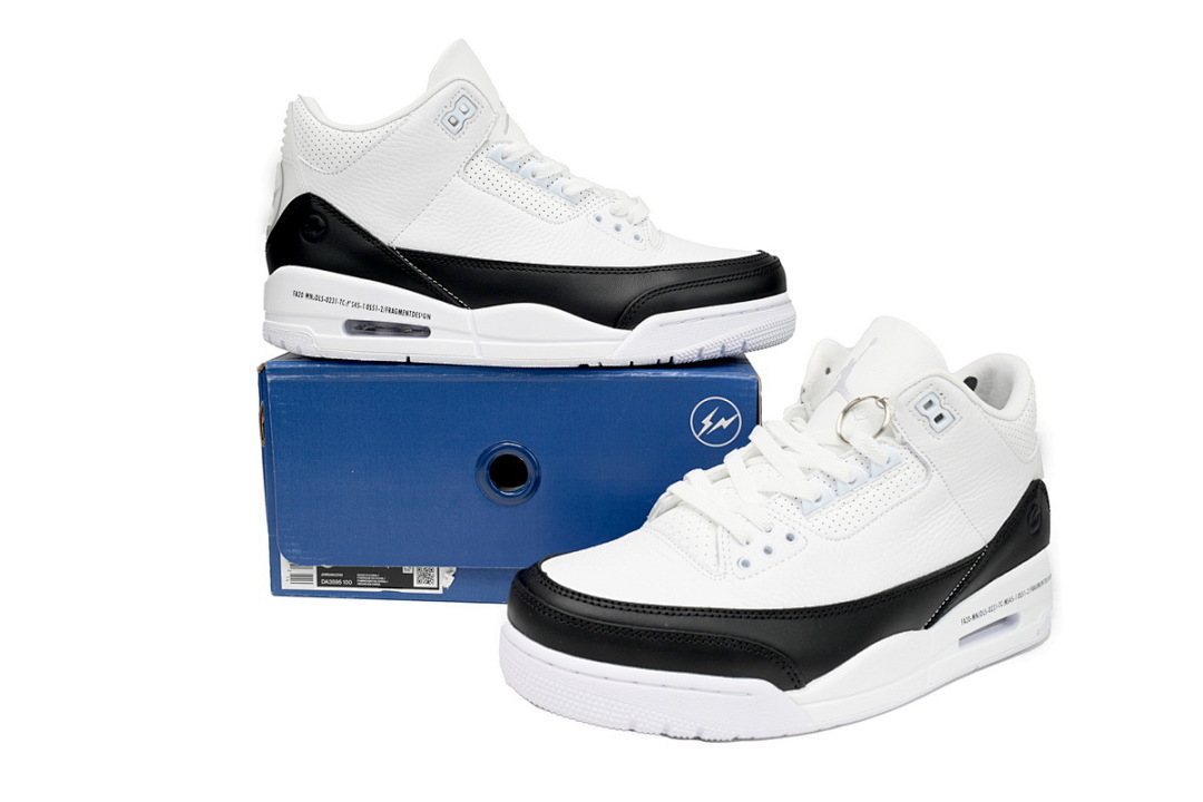  Fragment Air Jordan 3 Blanc Noir DA3595-100