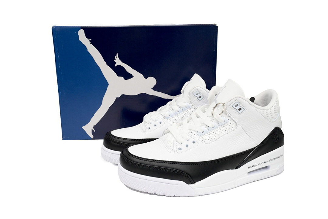  Fragment Air Jordan 3 Blanc Noir DA3595-100