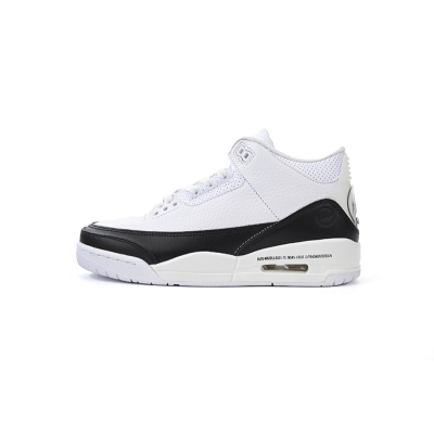Fragment Design x Air Jordan 3 Black White DA3595-100 01